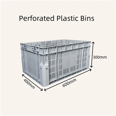 Perforuotos plastikinės dėžės